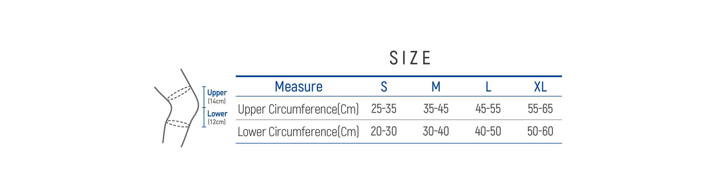 DR-K021 Size table image